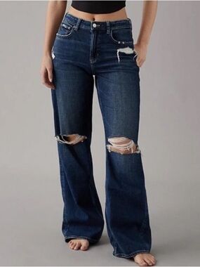 AE - Dreamy Drape Baggy Wide Leg Jeans